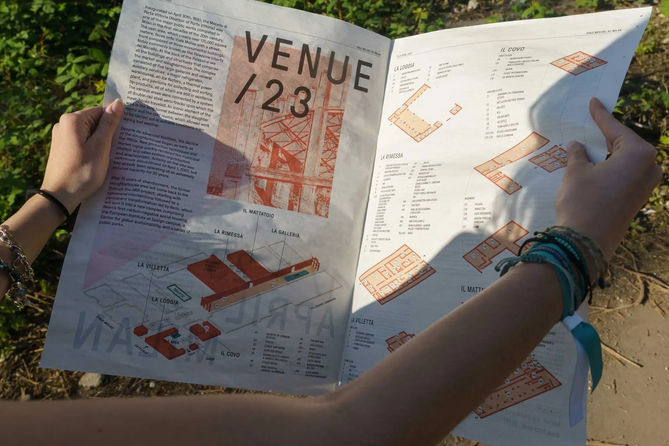 Alcova 2023 Official Map unfolded | Carlotta Bacchini