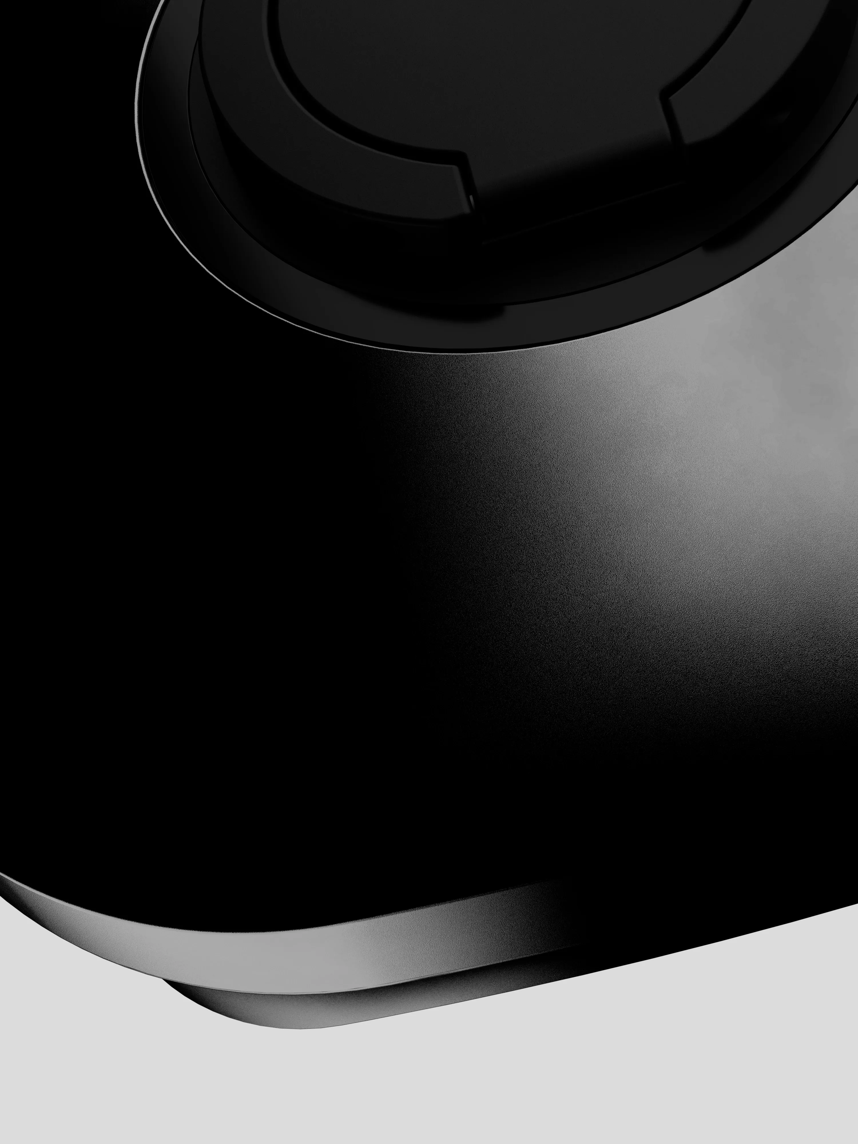 EVbee EV charger CGI product render, side profile detail | Carlotta Bacchini