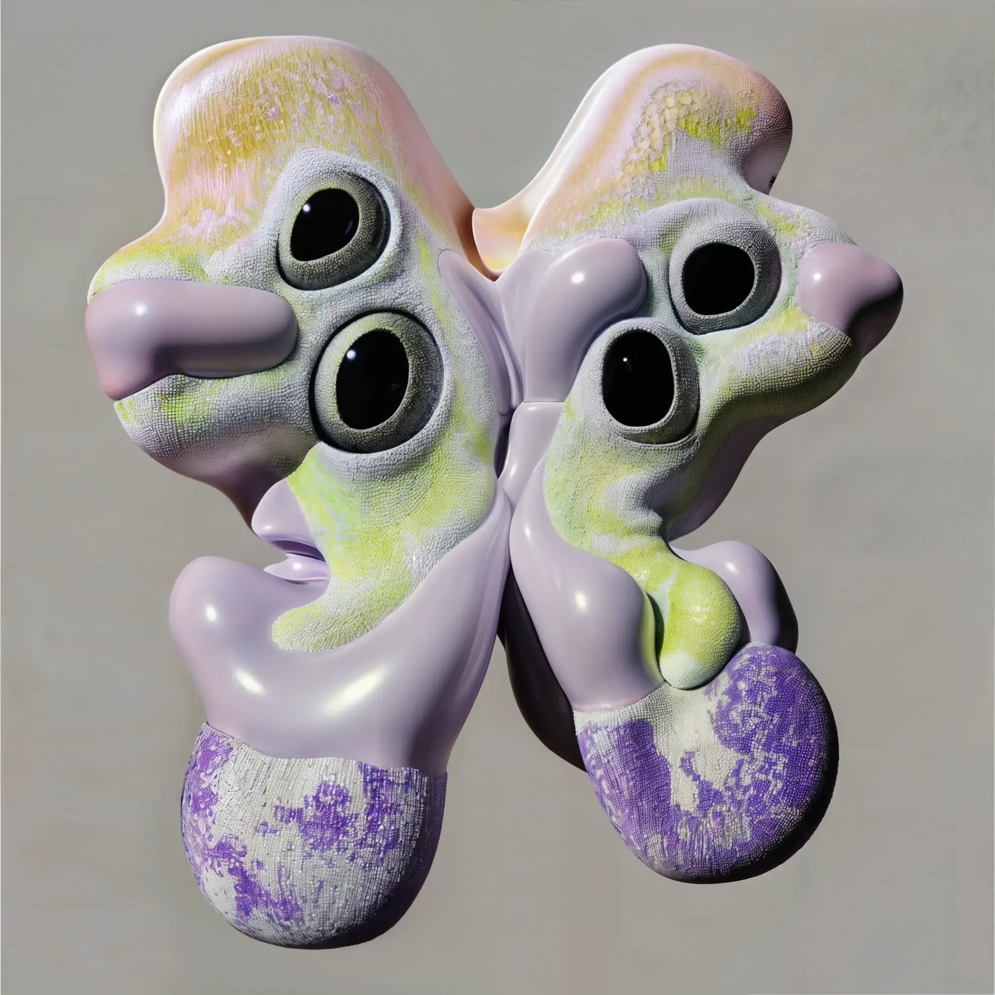 BIOMORPHIC COMPANIONS – AI-generated hybrid forms exploring memory and identity by Carlotta Bacchini