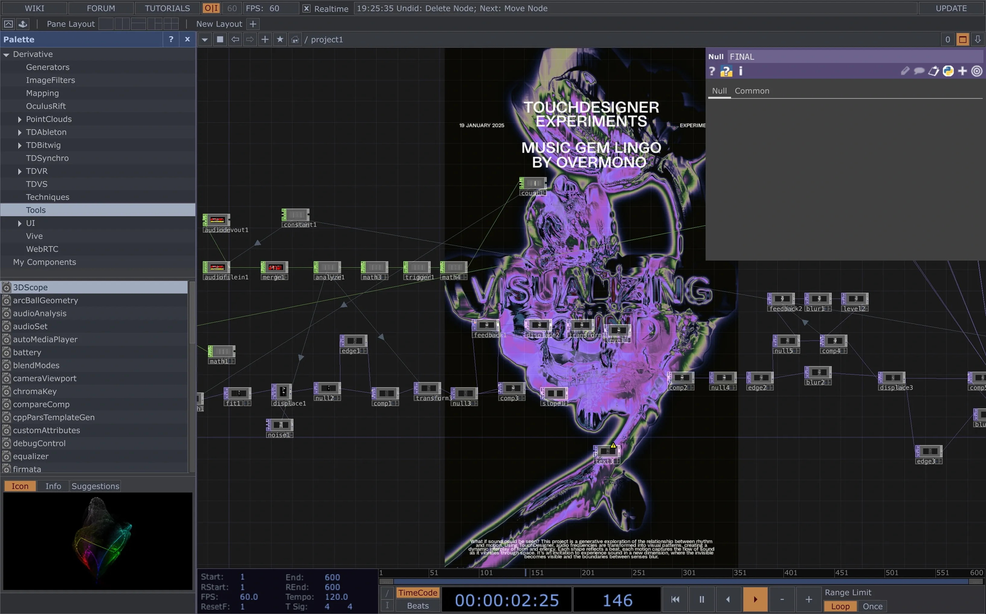 VISUALIZING SOUND – Hypnotic AI floral textures in a real-time sound-reactive experiment by Carlotta Bacchini