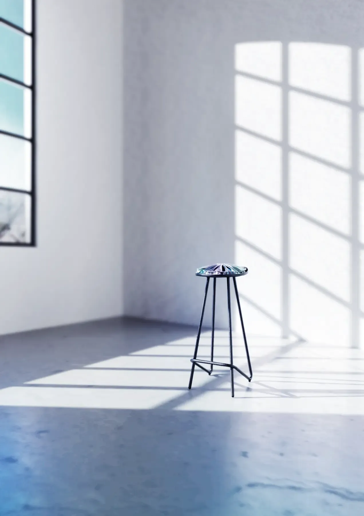DIGITAL DRAPERY – Hyperreal digital drapery experiment evoking tactile sensation using 3D tools by Carlotta Bacchini