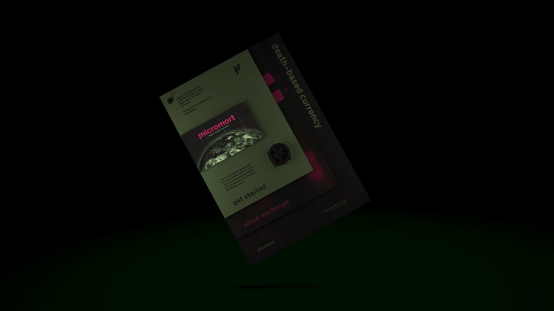Micromort brochure and poster 3D animation